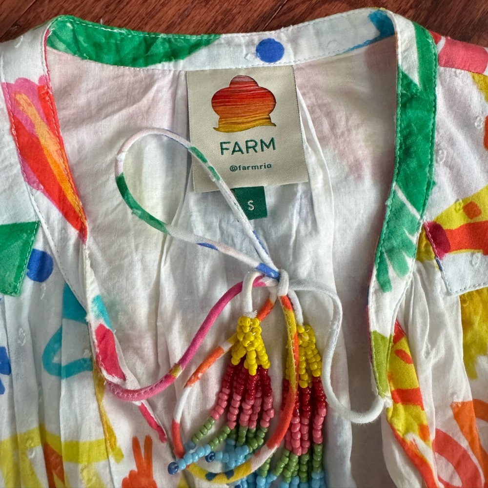 Farm Rio Cotton Mini Dress - Picture 3 of 9